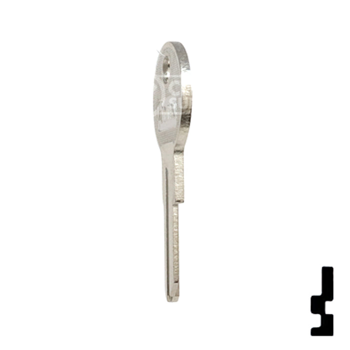 Uncut Key Blank | Chicago | CHI-12, 1041TR RV-Motorhome Key JMA USA