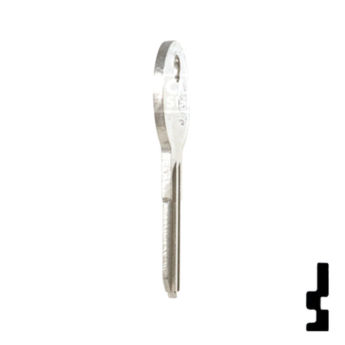 Uncut Key Blank | Chicago | CHI-12, 1041TR RV-Motorhome Key JMA USA