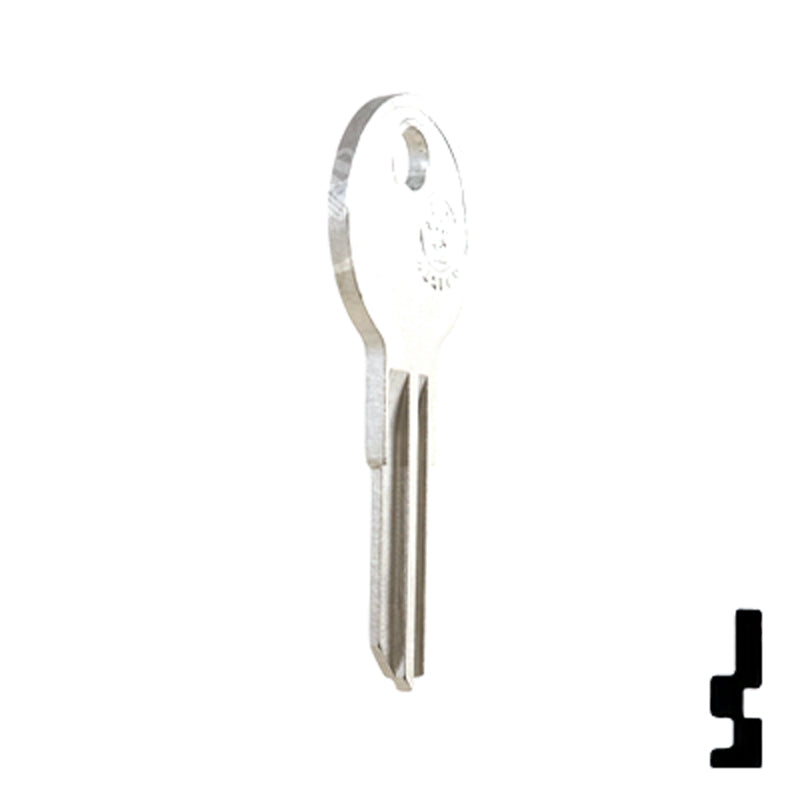 Uncut Key Blank | Chicago | CHI-12, 1041TR RV-Motorhome Key JMA USA