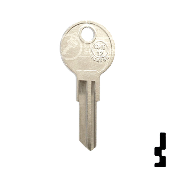 Uncut Key Blank | Chicago | CHI-12, 1041TR RV-Motorhome Key JMA USA