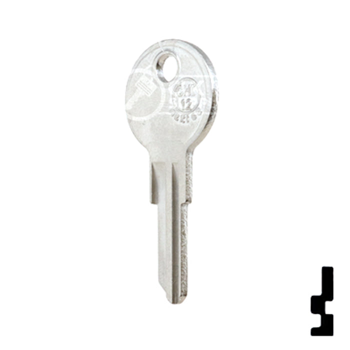 Uncut Key Blank | Chicago | CHI-12, 1041TR RV-Motorhome Key JMA USA