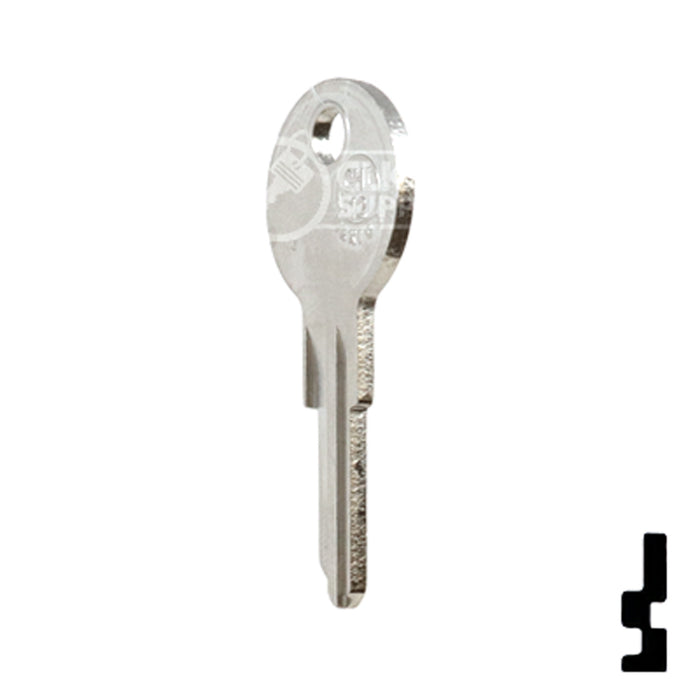 Uncut Key Blank | Chicago | CHI-12, 1041TR RV-Motorhome Key JMA USA