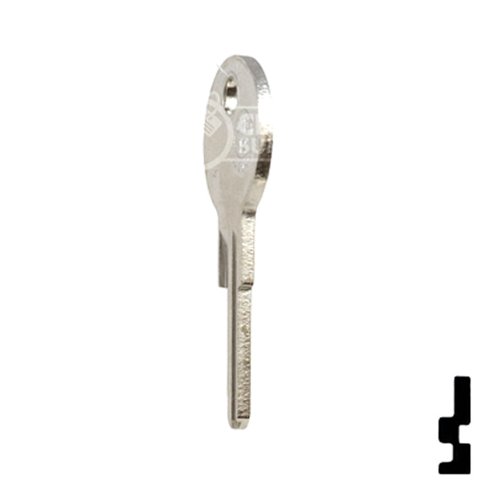 Uncut Key Blank | Chicago | CHI-12, 1041TR RV-Motorhome Key JMA USA