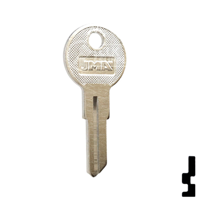 Uncut Key Blank | Chicago | CHI-12, 1041TR RV-Motorhome Key JMA USA