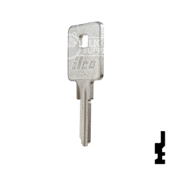 Uncut Key Blank | TriMark | 1601, TM1 RV-Motorhome Key Ilco