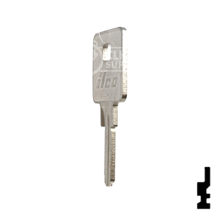 Uncut Key Blank | TriMark | 1601, TM1 RV-Motorhome Key Ilco