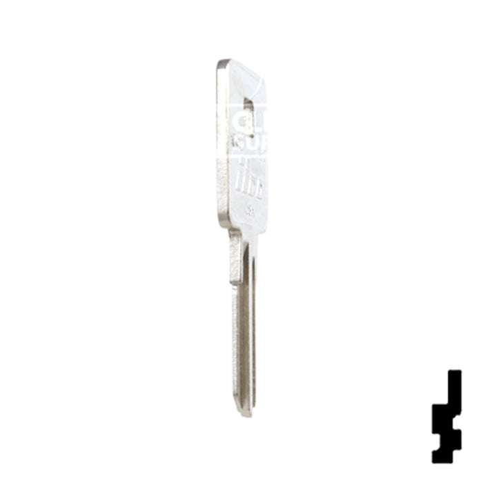 Uncut Key Blank | TriMark | 1603, TM3 RV-Motorhome Key Ilco