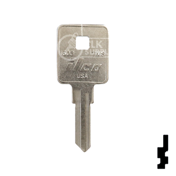 Uncut Key Blank | TriMark | 1603, TM3 RV-Motorhome Key Ilco
