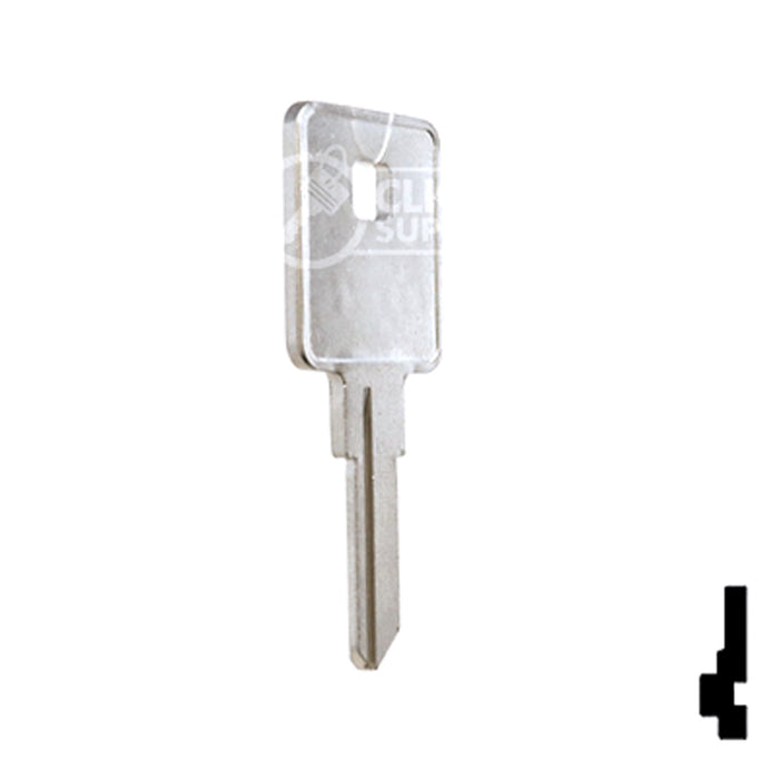 Uncut Key Blank | TriMark | 1606, TM6 RV-Motorhome Key Ilco