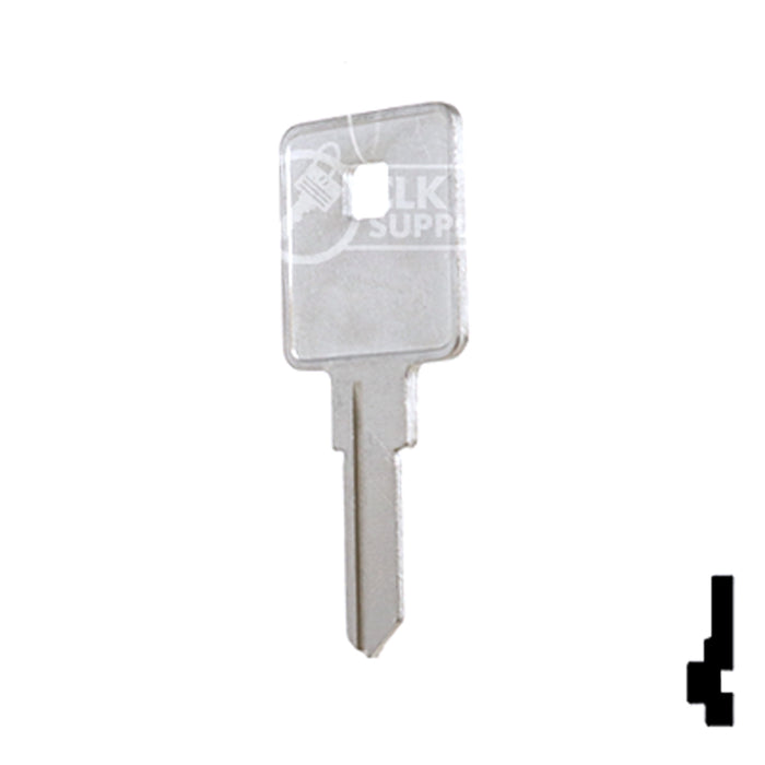 Uncut Key Blank | TriMark | 1606, TM6 RV-Motorhome Key Ilco