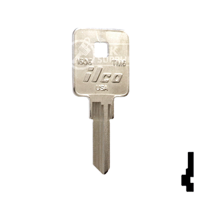 Uncut Key Blank | TriMark | 1606, TM6 RV-Motorhome Key Ilco