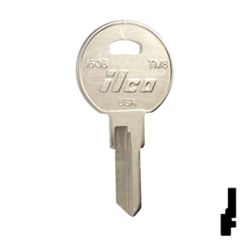 Uncut Key Blank | TriMark | 1608, TM8 RV-Motorhome Key Ilco