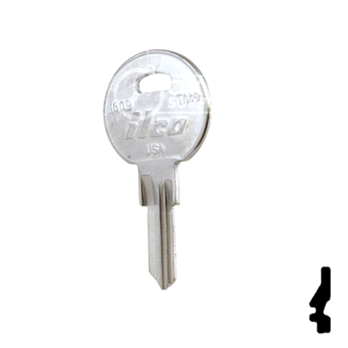Uncut Key Blank | TriMark | 1609, TM9 RV-Motorhome Key Ilco