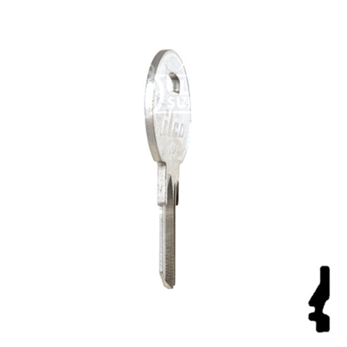 Uncut Key Blank | TriMark | 1609, TM9 RV-Motorhome Key Ilco