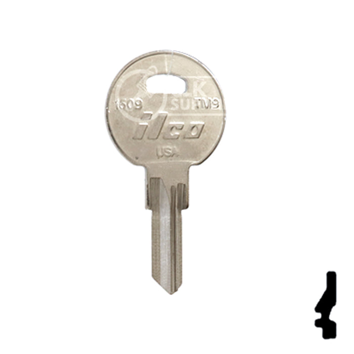Uncut Key Blank | TriMark | 1609, TM9 RV-Motorhome Key Ilco