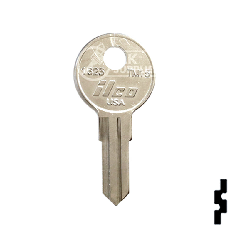 Uncut Key Blank | TriMark |1623, TM15 RV-Motorhome Key Ilco