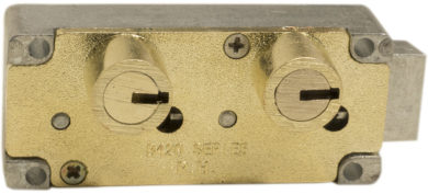 Safe Deposit Lock | Bullseye B4420 |Canadian 1/2 Fixed #4 Guard Key LH Safe Deposit Lock Bullseye