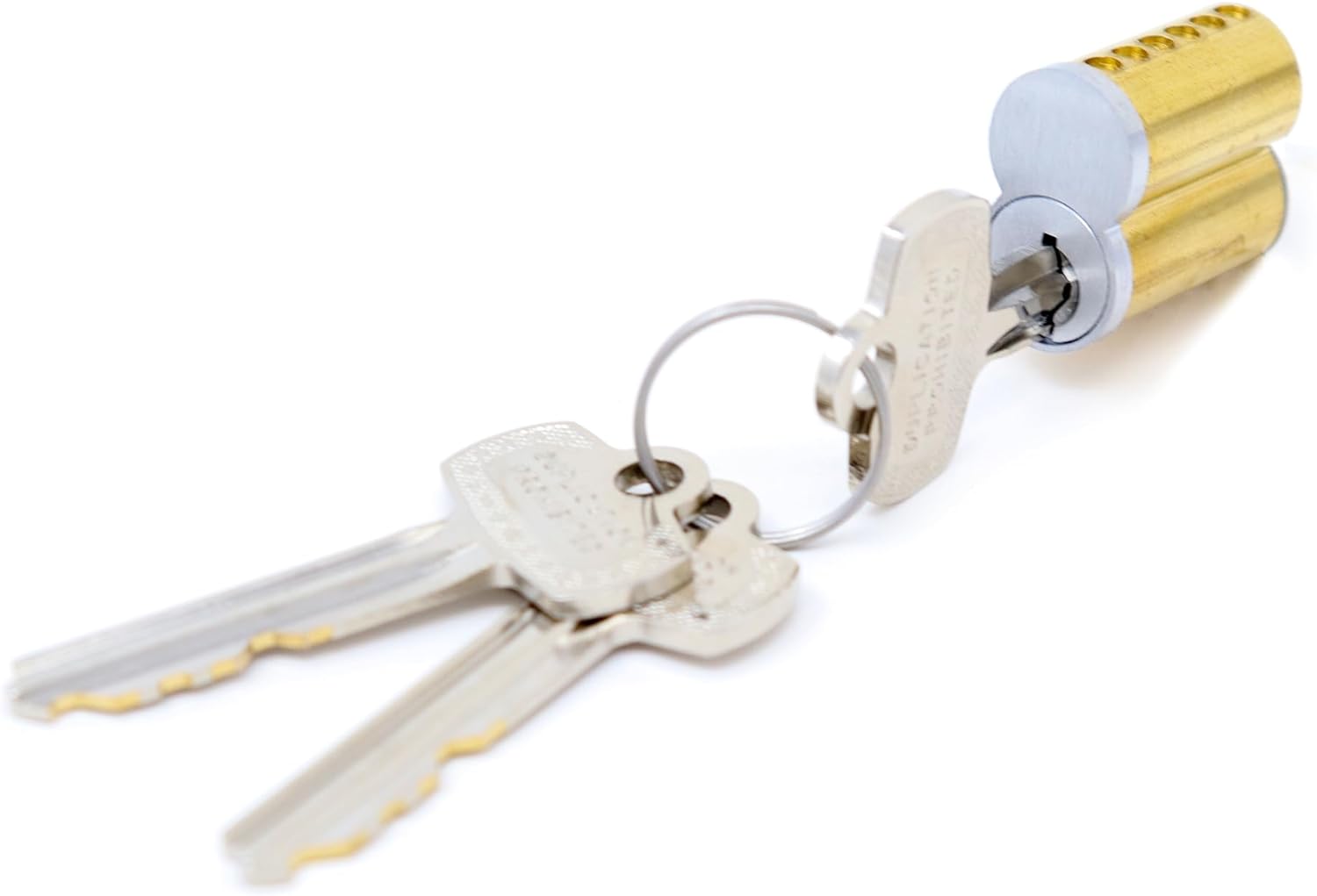 6 Pin SFIC Combinated Core | A Keyway with 2 Operating and 1