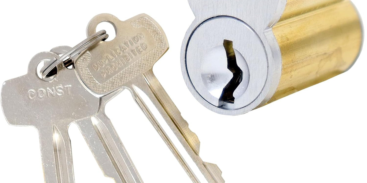 6 Pin SFIC Combinated Core | A Keyway with 2 Operating and 1