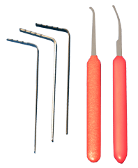 Peterson Tension Tool Set | I-Core (A+B+C with Gem and Reach) | Government Steel Tension Wrench Peterson Manufacturing