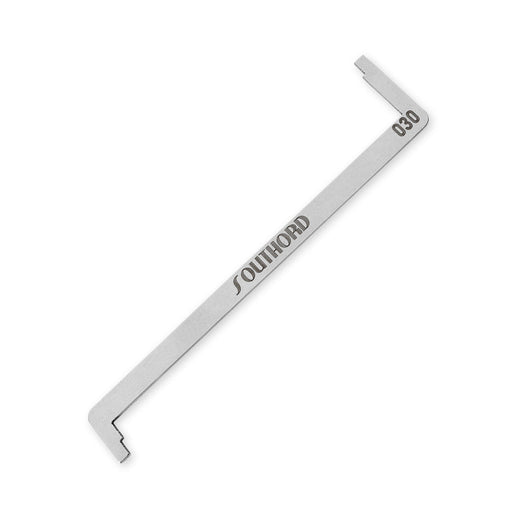 SouthOrd Top of Keyway Tension Tool for Recessed Plugs (.030”) Tension Wrench Southord