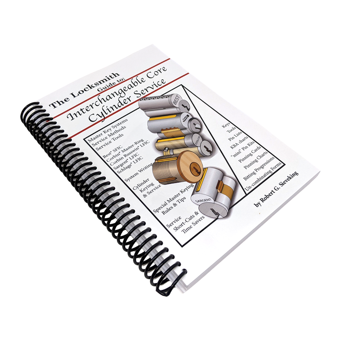Interchangeable Core Cylinder Service Book | The National Locksmith Training Material Locksmith Trainers