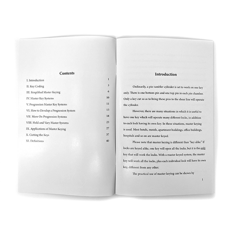 Master Keying Manual