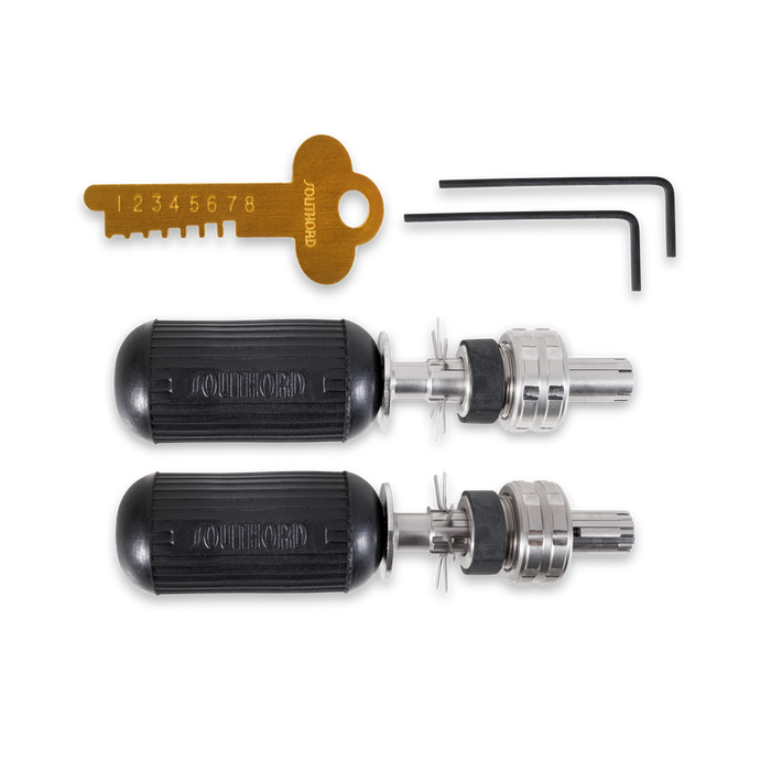 SouthOrd Adjustable 7-Pin and 8-Pin Tubular Manipulation Picks Set Tubular Pick Southord