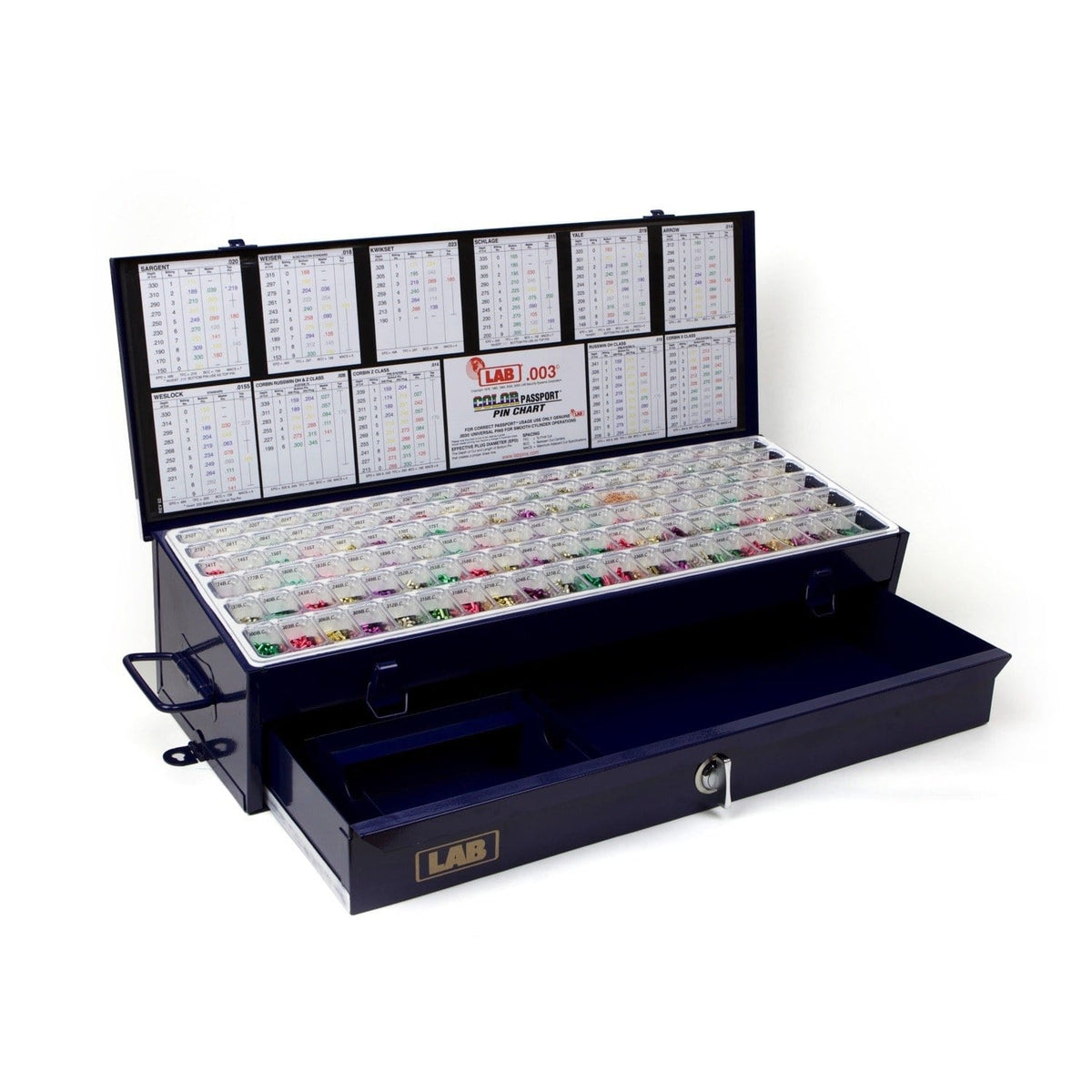 Lab Super Wedge Universal Kit .003 W/Pins | Locksmith Tools