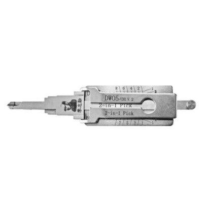 hsys♡ Original Lishi 2-1 Pick/Decoder for CH1 (Daewoo DW04, DW05 8 Cut