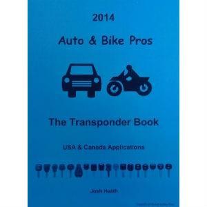 2014 Josh Heath Auto & Bike Transponder Book Automotive Tools Advanced Diagnostics