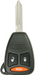 Chrysler 3 Button Remote Head Key (3B2) - By Ilco Look-Alike Replacments Ilco