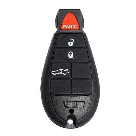 Chrysler, Dodge, and Jeep OEM Replacement FOBIK - 4 Button w/ Trunk Chrysler FOBIK Keys Solid Keys USA