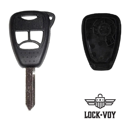 Chrysler, Dodge, Jeep 4-Button (small) Remote Head Key SHELL Key Blanks LockVoy