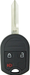 Ford 3 Button Remote Head Key (3B1) - By Ilco Look-Alike Replacments Ilco