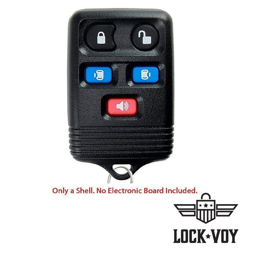 Ford,Lincoln, Mercury, Mazda 5 Button Remote SHELL Key Blanks LockVoy