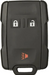 General Motors 3 Button Remote Keyless Entry (3B8) - By Ilco Look-Alike Replacments Ilco