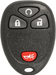 General Motors 4 Button Remote Keyless Entry (4B3) - By Ilco Look-Alike Replacments Ilco