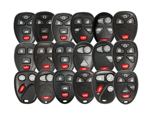 General Motors Button Remote Kit Remotes and Batteries Ilco