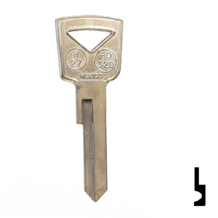 Key Blanks For Dodge Journey 2 Uncut Key Blanks For Dodge, Eagle, Hino, Mitsubishi – Made In USA (MIT4-P) Car Key - Foto 3