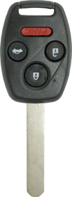 Honda 4 Button Remote Head Key (4B9) - By Ilco Look-Alike Replacments Ilco