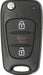 Kia 3 Button Flip Key (3B2) - By Ilco Look-Alike Replacments Ilco