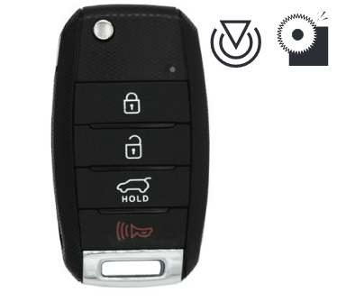 Kia 4 Button Flip Key 4B8 – By Ilco Automotive Key Ilco