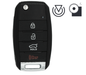 Kia 4 Button Flip Key 4B8 – By Ilco Automotive Key Ilco