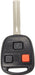 Lexus 3 Button 4C Remote Head Key (3B5) - By Ilco Look-Alike Replacments CLK SUPPLIES, LLC