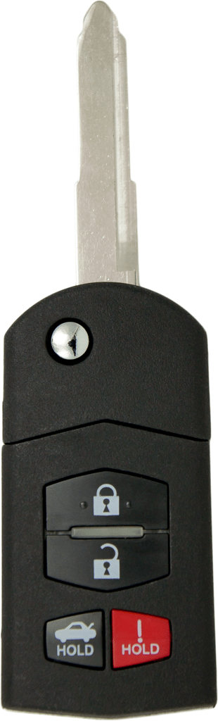 Mazda 4 Button Flip Key (4B1) - By Ilco Look-Alike Replacments Ilco