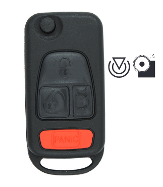 Mercedes Benz 4 Button Flip Key 4B1 – By Ilco Automotive Key Ilco