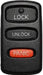 Mitsubishi 3 Button Remote Keyless Entry 3B3 (E4EG8D-522M-A) - By Ilco Look-Alike Replacments Ilco