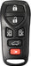 Nissan 6 Button Remote Keyless Entry 6B1 (KBRASTU51) - By Ilco Look-Alike Replacments Ilco