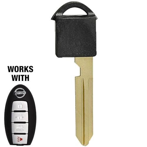 Nissan / Infiniti NI06-PT Emergency Key W/ CHIP BLACK — CLK Supplies